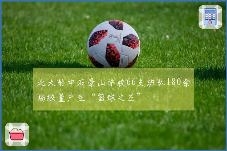北大附中石景山学校66支班队180余场较量产生“篮球之王”